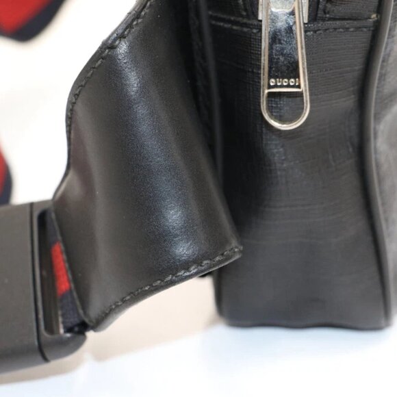 Gucci Soft GG Supreme Monogram Web Belt Bag - Black/Grey - Picture 8 of 16